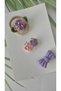 Karma 3-Piece Flower Basket Baby Hair Clip for Thin Hair Handmade Baby Hair Accessories - 3