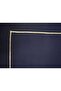 Polyester Linen Dowry Piko Wrap Detailed Navy Blue Runner 40 X 160 - 1 Piece - 2