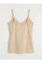 Özmarka New Season V-Neck Women's Undershirt with Lace Straps - 2