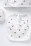 Baby Girl Cotton 100% Organic Newborn 5-Piece Hospital Discharge Set - 4