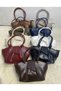 Dilli Model Soft Faux Leather Women's Bag with Long Shoulder Strap - 3