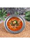 18 cm Chrome Steel Beyran and Dinner Plate – 430 Quality Stainless Serving Plate - 3