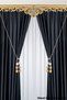 Ceiling Tieback with Cornice Attachment Custom Made 6 Ball Curtain Tieback Rope Wrap Braçol Curtain Accessory - 3