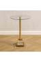 Single Service Table Gold Square
