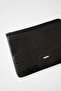 Crocodile Patterned Black 13 Inch Laptop & Tablet Compatible Faux Leather Case - 3
