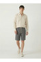 Men's Smoked 100% Cotton Linen Muslin Shorts with Back Pockets, Full Fit - 5