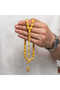 Pressed Amber Prayer Beads
