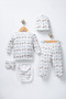 Baby Cotton 100% Organic Newborn 5-Piece Hospital Discharge Set - 5