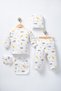 Cotton 100% Organic Baby Newborn 5-Piece Hospital Discharge Set - 5