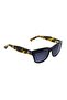 Times 54 Bk Mtor Black Brown Havana Blue Gray Unisex Sunglasses - 7