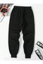 Peace Printed Top and Bottom Tracksuit Set Oversize Crew Neck - 4