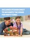 Celebration Play House Set with Removable Furniture and 2.5 Inch Figure Birthday Fun Playset - 4