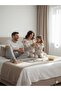 Teddy Bear Patterned Soft Touch Winter Ribbed Cotton Knitted Pajama Set - 3