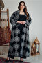 Royal silver velvet bisht - 3