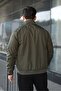 Men's Khaki Green Water Repellent Seasonal Coat & Jacket - 4