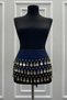 Navy Blue Gold Şakira Belly Dancer Dance Belt with Sequins and Bells Henna Play Entertainment Bridesmaid Wedding Shakira - 2
