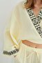 Tied Kimono with Embroidered Collar and Sleeves - 6