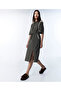 Contrast Stitched Two-Piece Look Dress - 2