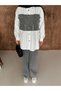 Denim Garnished Striped Double Suit Yrn-2264 - 2