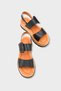 Leda Flora Women's Sandals 0012481 Black Skin - 8