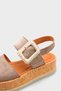 Leda Flora Women's Sandals 0012481 Mink Suede - 2