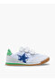 Sports Shoes with Hook & Loop Closure, Logo Print - 3