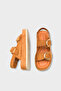 Vega Diva Women's Double Buckle Sandals 0012693 Tan Suede - 7