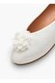 Girls Floral Accent Ballerina Shoes - 6