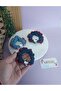 Hello Kitty Figured Scrunchie Rubber Hair Tie – Denim Fabric Stylish Hair Accessory (1 Piece) - 3