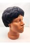 Black Color Short Cut Lined Men's Wig