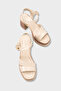 Adara Mia Women's Heeled Sandals 0012305 Beige Rustic - 7