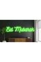 لافتة نيون LED لعيد مبارك، 9×46 سم، قاعدة أكريليك 6 مم، لون أخضر، ديكور جداري إسلامي - 2