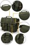 7238 Water-Resistant Canvas Messenger Bag - Vintage Shoulder Bag with 15.6 Inch Laptop Compartment - 4