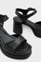 Gemma Alma Women's Heeled Sandals 0012304 Black Skin - 2