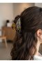 Leopard Zebra and Marble Patterned Large Hairpin Set for Women 9 cm Trendy Stylish Accessory - 3