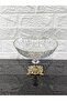 Ayakli Gold Sugar Bowl & Salad & Snack & Pasta & Presentation Bowl & Holiday Sugar Bowl 21 cm - 4