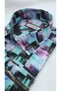 Colorful Patterned Long Sleeve Men's Shirt - 3