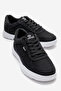 Side-Stitched Linen Men's Shoes Black White