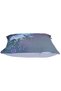 Blue Rose and Purple Lily Jacquard Woven Tapenstry Decorative 45*45 Kirlent - 2