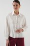 Women's Gold Striped Shirt 1369 - C.White - 2