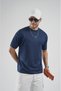 Trend Biz Regular Fit Stripe Patterned Crew Neck Men's T-Shirt