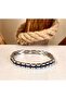 Steel Model Simple Thin Stylish Steel Stainless Men's Bracelet 21 Cm-3,5Mm - 3