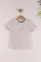 5-12 Years Old Girls' 3-Piece Embroidered Ribbed T-Shirt Lycra Flexible Summer Bodysuit Set - 4
