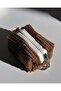 Handmade Taba Velvet Mini Wallet , Bag Charm, Keychain Offcut Collection Sandal XS - 3