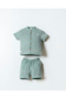 U.S.Polo Assn Usb2883 Mint Baby Boy Shorts Set