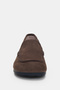 Navier Genuine Leather Flat Sole Women's Shoes - Brown - 4