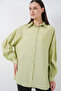 Women's Long Oversize Shirt 1370 - E.Green - 3