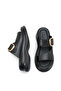 Carina Clara Women's Slippers 00121022 Black - 7