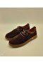 Ariss Bitter Brown Suede Genuine Leather Women's Casual Shoes – Lightweight Flexible Rubber Sole - 5