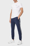 Logo Regular Fit Normal Waist Elastic Cuff Jogger Trousers Men's Pants Z2Yb19 K6Zs1 G7R1 - 2